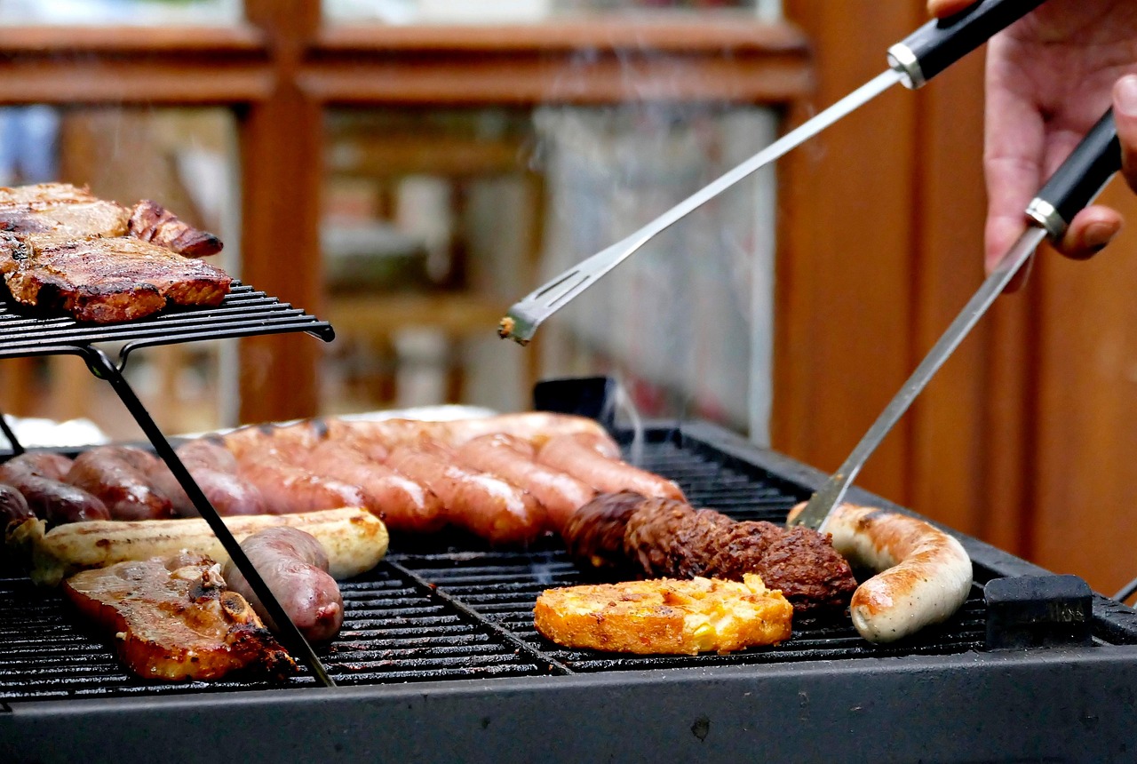 Barbecue in the garden reported